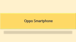Oppo Smartphone
