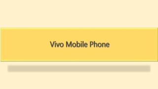 Vivo Mobile Phone