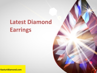 Latest Diamond Earrings