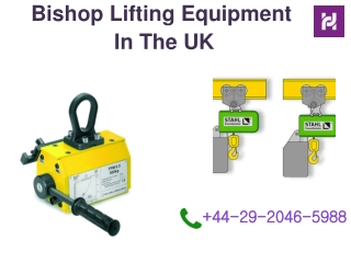 Buy high quality Lifting Equipment from Bishop