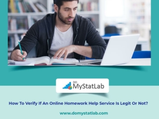 How To Verify If An Online Homework Help Service Is Legit Or Not?