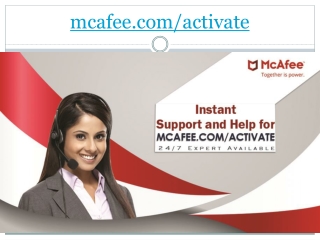 McAfee.com/Activate - Activate your McAfee