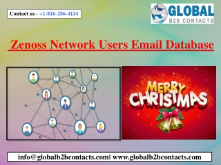 Zenoss Network Users Email Database