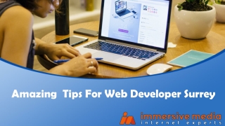 Amazing  Tips For Web Developer Surrey