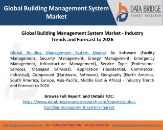 Global Building Management System Market - Industry Trends and Forecast to 2026