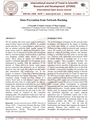 Data Prevention from Network Hacking