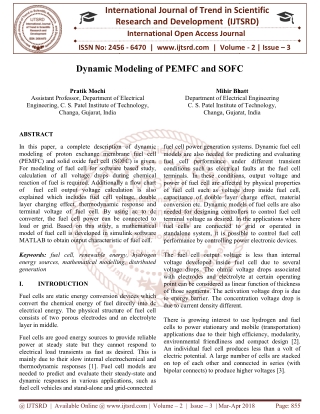 Dynamic Modeling of PEMFC and SOFC