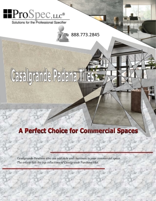 Casalgrande Padana Tiles – A Perfect Choice for Commercial Spaces