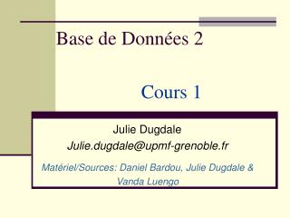 Base de Données 2