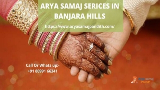 Arya Samaj Services in Banjara Hills