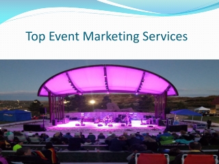 Top Event Marketing Services