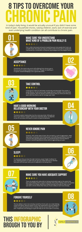 8 Tips To Overcome Your Chronic Pain