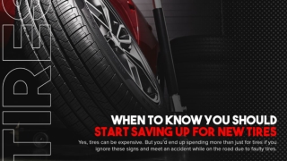 When To Know You Should Start Saving Up For New Tires