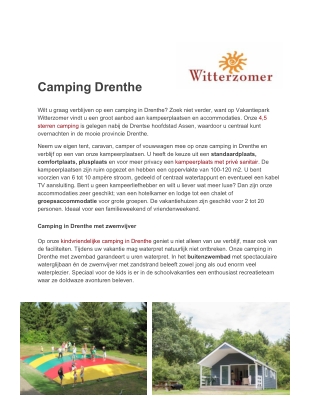 Camping Drenthe