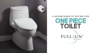 6 Advantages Of Opting For One Piece Toilet