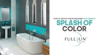 How To Update Your Bathroom By Just Adding A Splash Of Color
