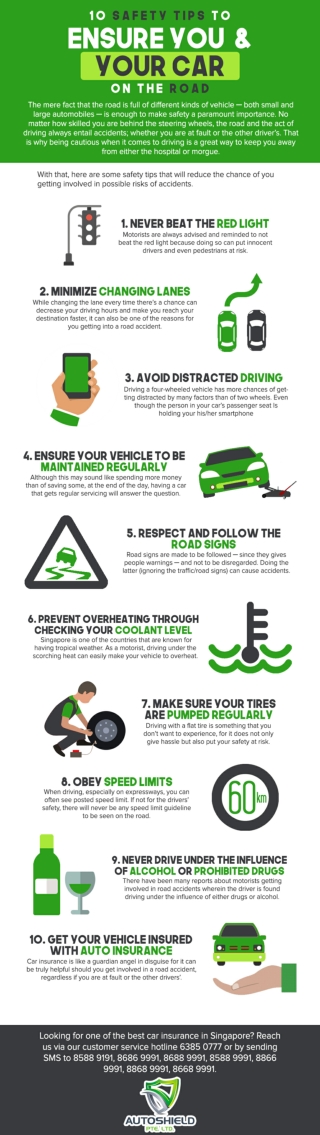 10 safety tips to ensure you and your car safe on the road
