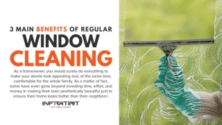 3 main benefits of regular window cleaning