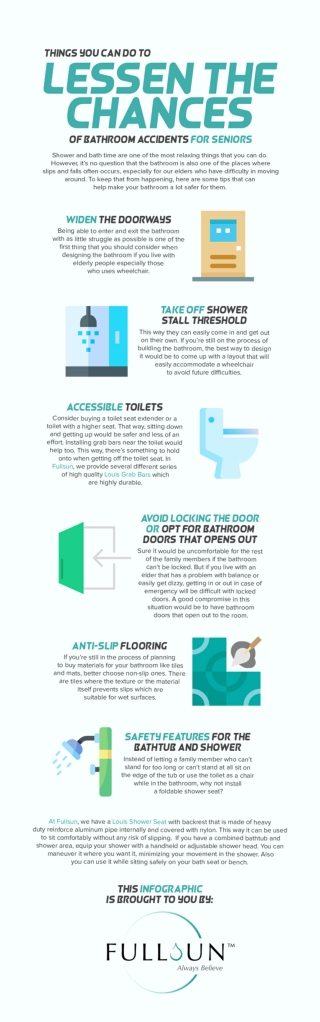 Things You Can Do To Lessen The Chances Of Bathroom Accidents For Seniors