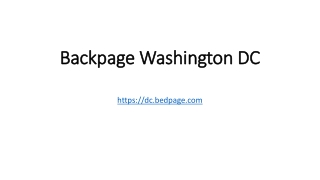 Backpage Washington DC