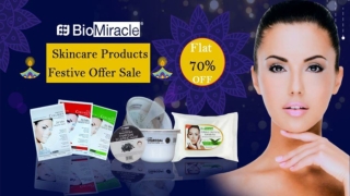 Festival season flat  70% off on beauty products