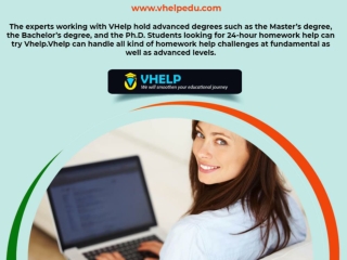 Are you someone who needs help with college homework? Look up Vhelp