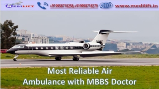 Take Budget Friendly Air Ambulance Services in Silchar by Medilift
