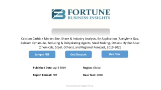 Calcium Carbide Market by Share, Trends, Global Industry Analysis, Growth Factors, Forecast by 2026