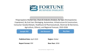 Polypropylene Market Demand, Increase CAGR 5.5%, Global Industry Analysis, Forecast till 2026