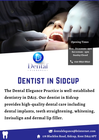 Dentist in Sidcup