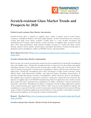 Scratch-resistant Glass Market Trends and Prospects by 2026