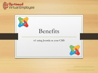 Benefits of using Joomla as your CMS