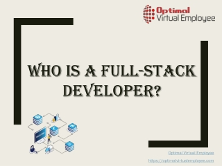 Who is a Full-stack developer?