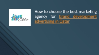 Brand Development Advertising Qatar