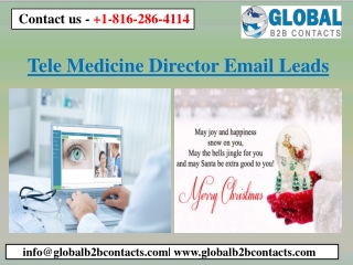 Tele Medicine Director Email Leads