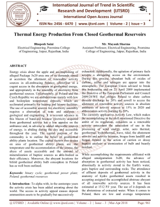 Thermal Energy Production From Closed Geothermal Reservoirs