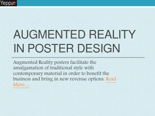 Augmented Reality in Poster Design