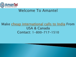 Best International Calling Cards India from USA & Canada