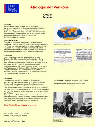 Ätiologie der Varikose