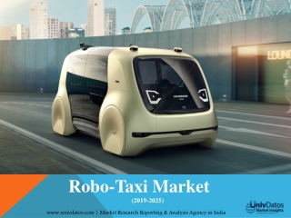 Robo taxi Market - Industry Analysis, Size, Share, Growth, Trends, and Forecast 2019-2025