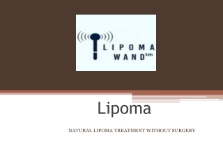 Simple Lipoma Removable Treatment Without Surgery