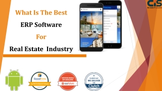 What is the best ERP software for real estate industry?