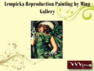 Grab the Most Amazing Lempicka Reproduction Painting at Ming Gallery