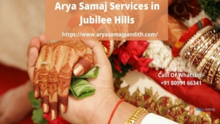 Arya Samaj Services in Jubilee Hills