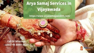 Arya Samaj Services in Vijayawada