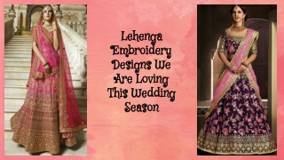 Beautiful Heavy Embroidered Lehenga Choli for Wedding