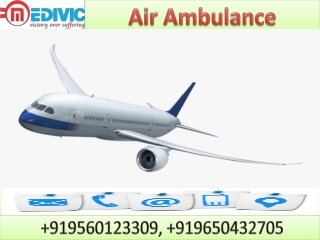 Get Air Ambulance Service in Gorakhpur and Allahabad by Medivic Aviation with Doctor