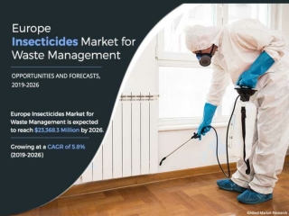 Europe Insecticides Market Set to Grow at a 5.8% from 2019 to 2026