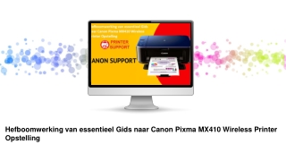 Hefboomwerking van essentieel Gids naar Canon Pixma MX410 Wireless Printer Opstelling