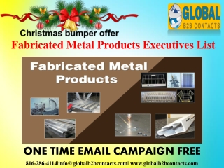 Fabricated Metal Products Executives List